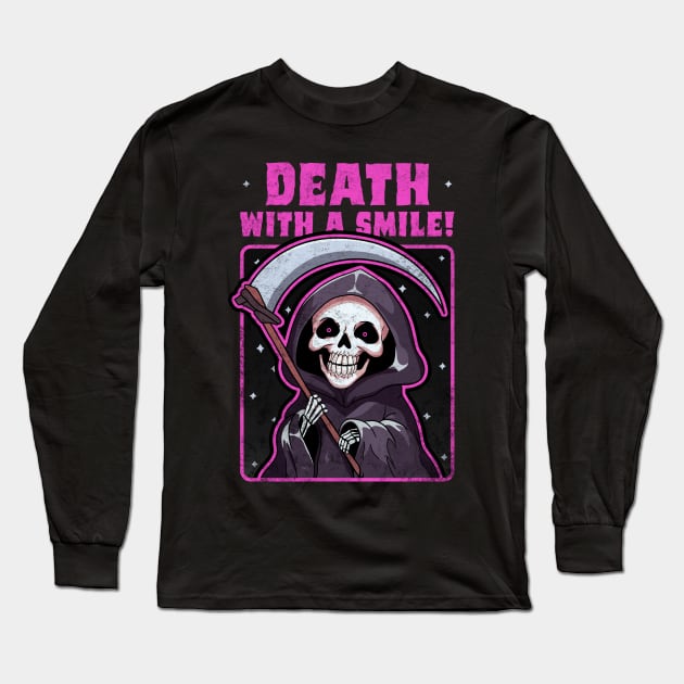 Death with a smile Long Sleeve T-Shirt by FanFreak